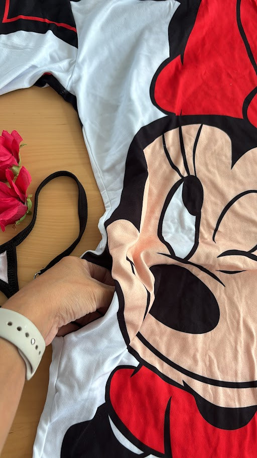 "Cozy Minnie Mouse Short Sleeve Nightdress