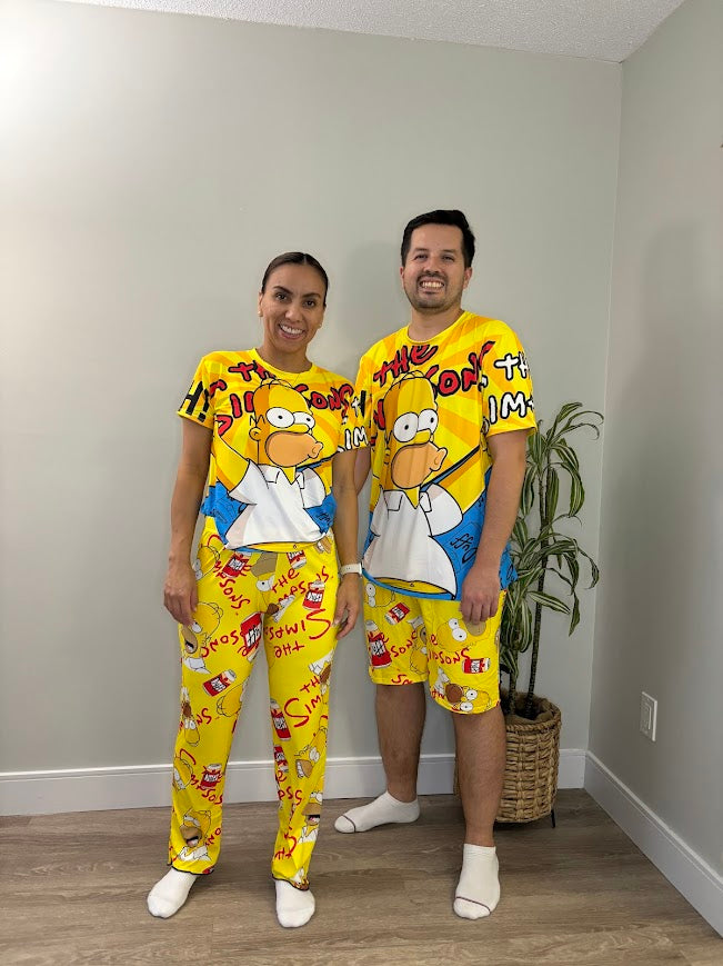 Simpsons Couples Matching Pijamas