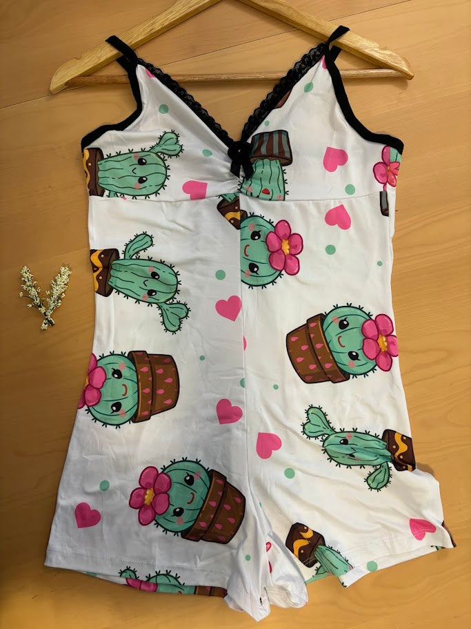 CACTUS  PIJAMA ONE -PIECE