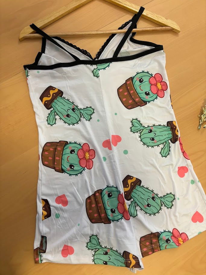 CACTUS  PIJAMA ONE -PIECE