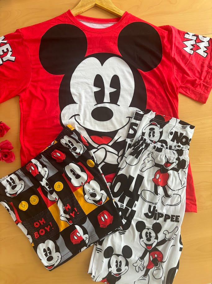 Mickey Mouse 3-Piece Pajama Set