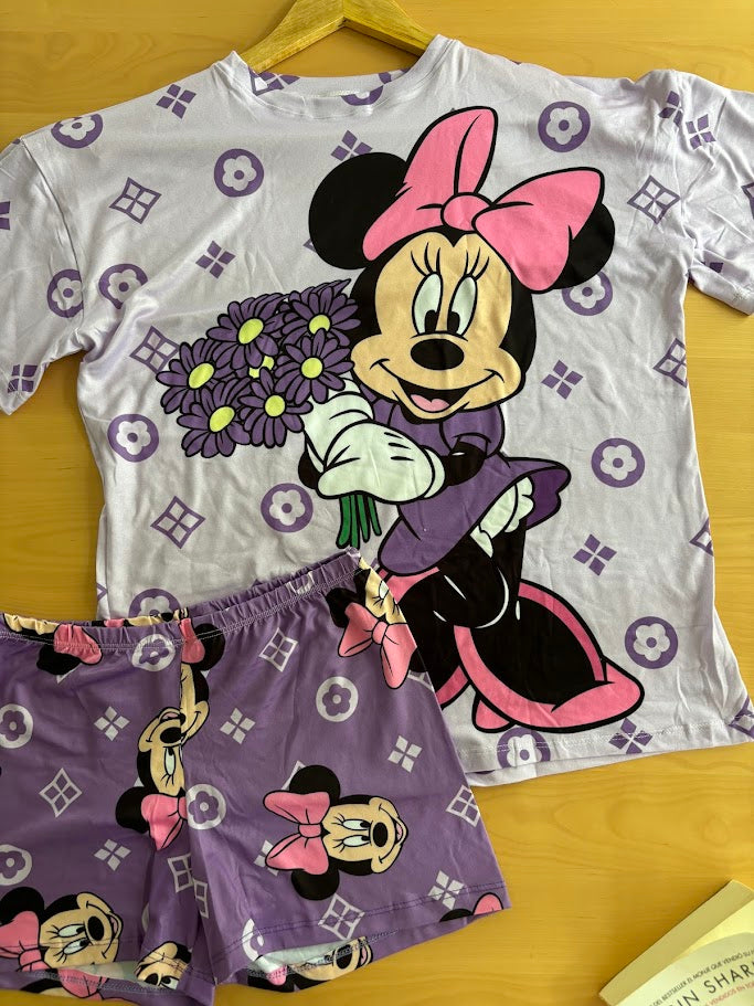 Minnie Oversized Short Pajama Set