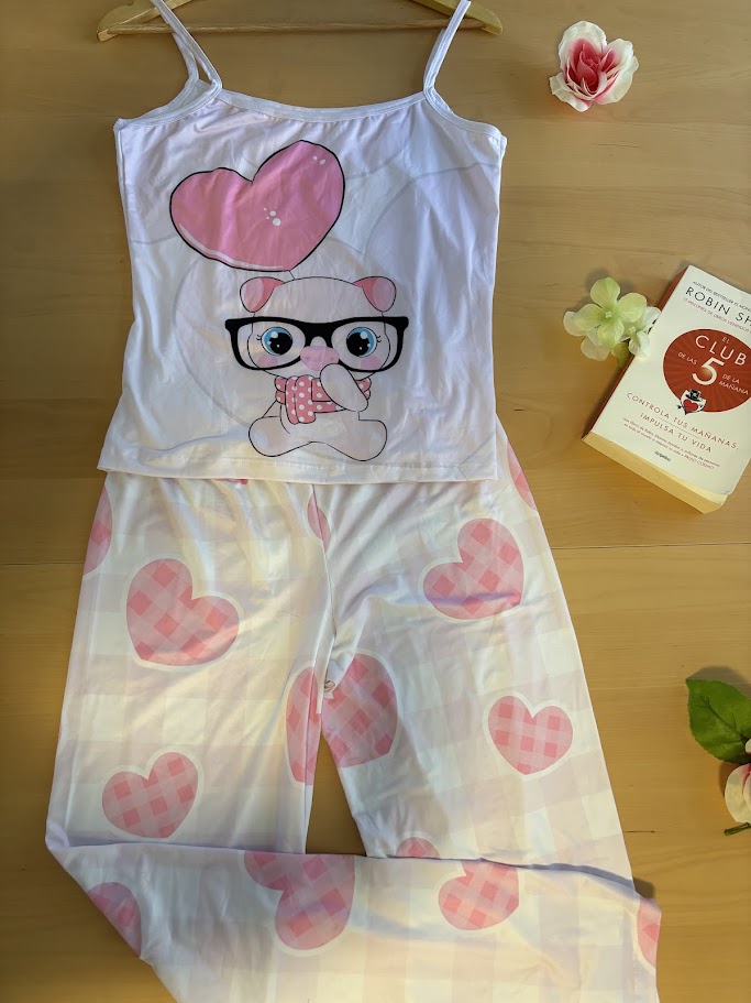 Light Pink Piggy Pajama Set –