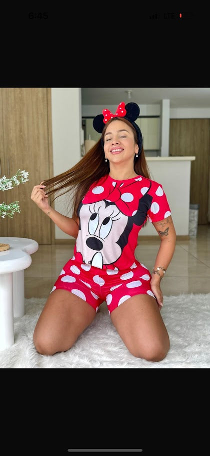 Minnie  Short Pajama Set